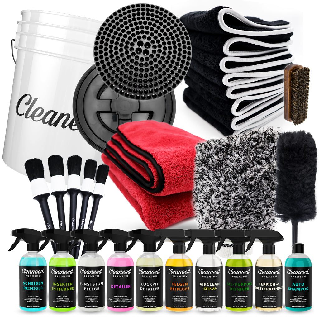 Pulitore Catena Moto Kit 5 Spazzole Detailing Premium - Per Cerchi, Interni Auto E Moto - Set Pulizia Delicata Senza Graffi Accessori Auto