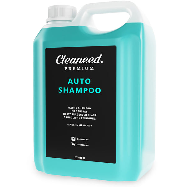 Cleaneed Premium Autoshampoo mit Wachs 3L zum Nachfüllen